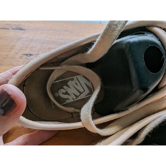 VANS AUTHENTIC LEATHER LOW TOP SNEAKER AMBERLIGHT SIZE WOMEN 7 RARE - Picture 12 of 12